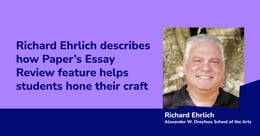 Key classroom extension: How one ELA teacher uses Paper’s Essay Review