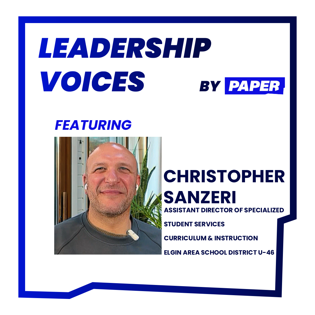 Christopher Sanzeri.Leadershipe Voice Graphic